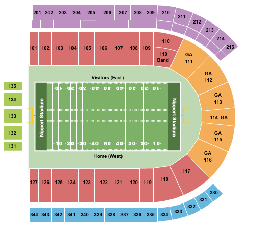 Cincinnati Bearcats Football Stadium Seating Chart